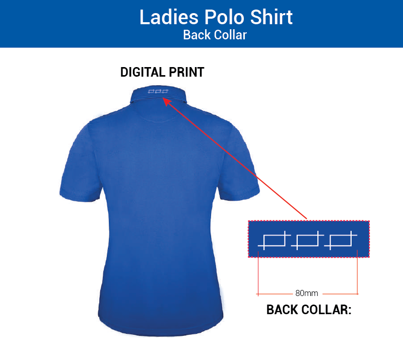 Ladies Polo Shirt Back Collar v2